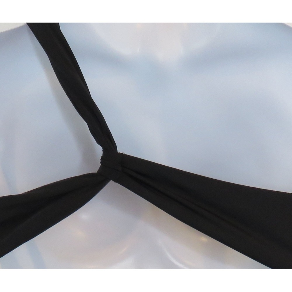 Victorias Secret L Large Black Single Shoulder Cutout One Piece Swimsuit Beach - Picture 3 of 8